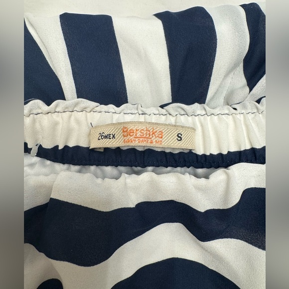 Striped Strapless Mini Dress: Size Small - Picture 3 of 4